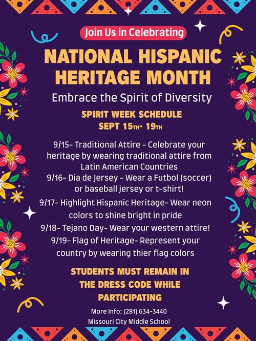  Hispanic Heritage Month Activities